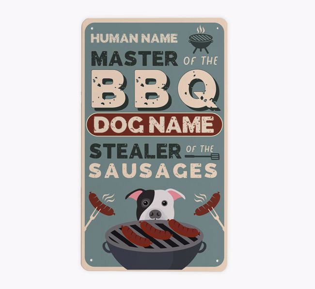 BBQ: Personalised {breedFullName} Metal Sign